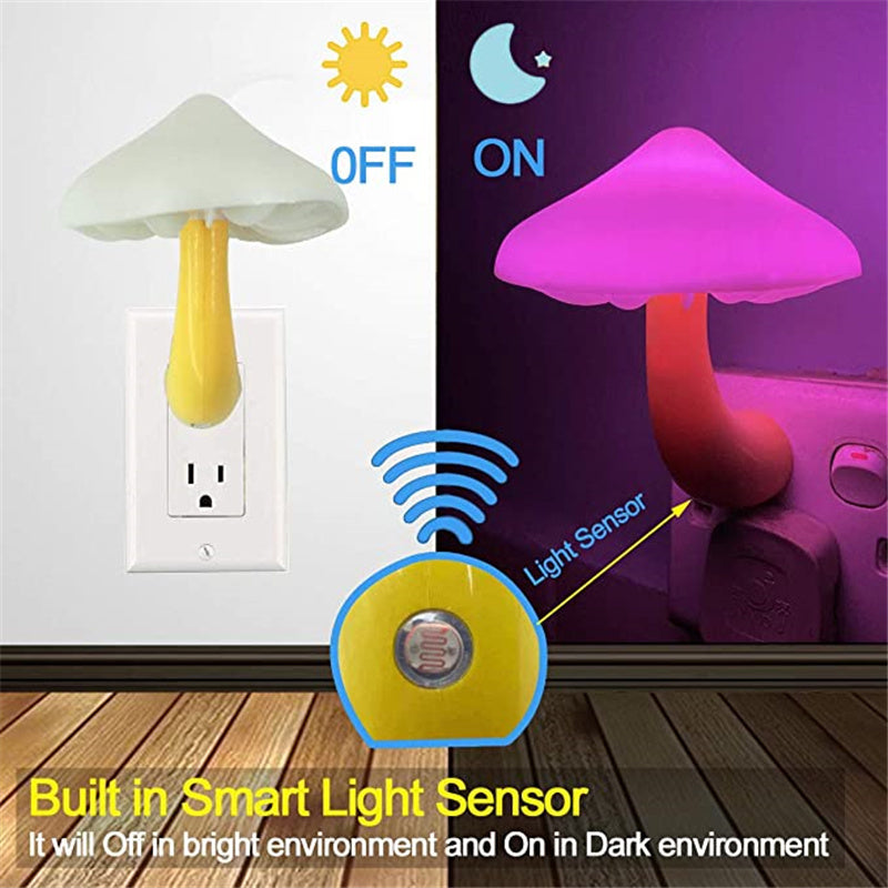 Mushroom Night Light – Warm Glow