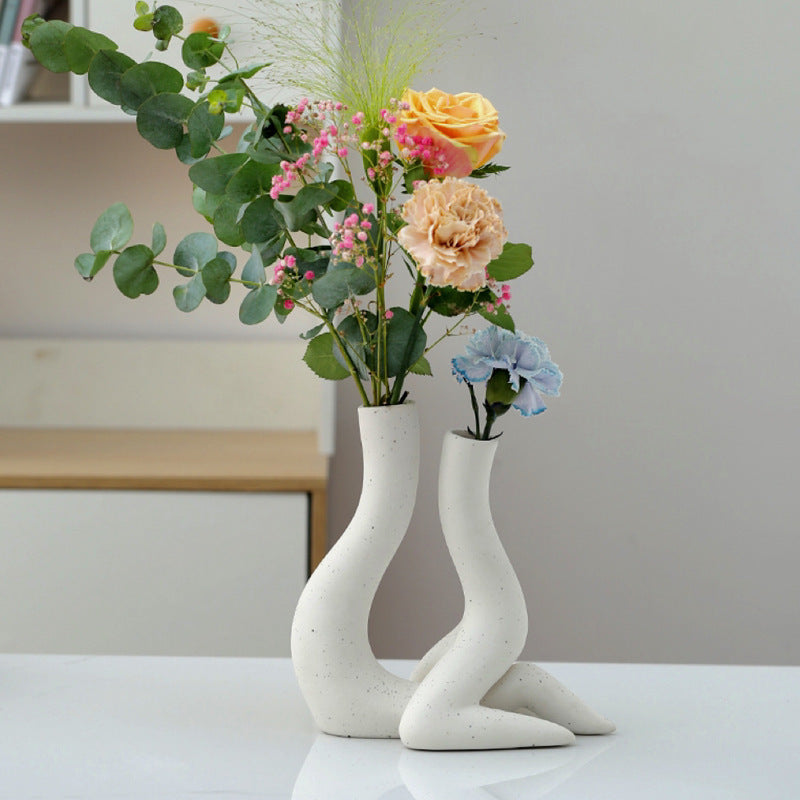 Human Form Ceramic Vase