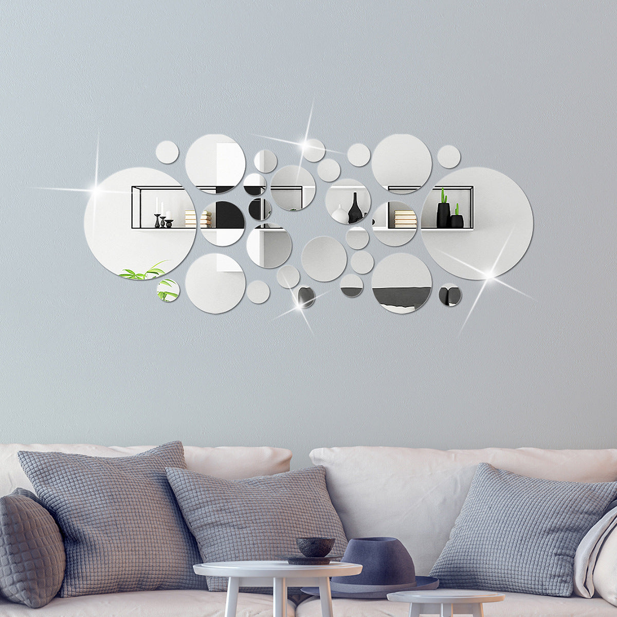 Modern Acrylic Mirror Circles