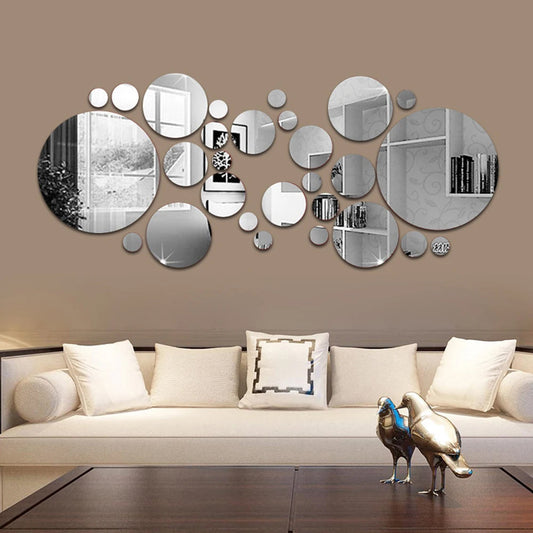 Modern Acrylic Mirror Circles