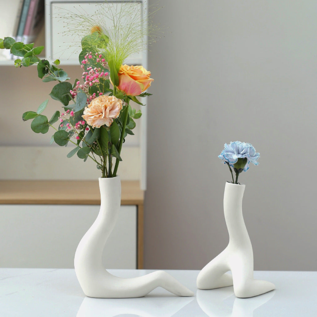 Human Form Ceramic Vase
