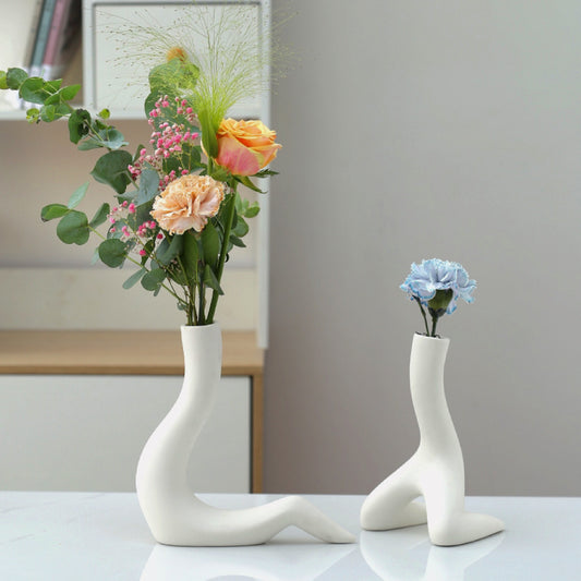 Human Form Ceramic Vase